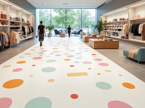 innovative ideas for floor graphics in retail spaces