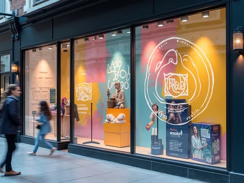 how to use window graphics for in-store branding